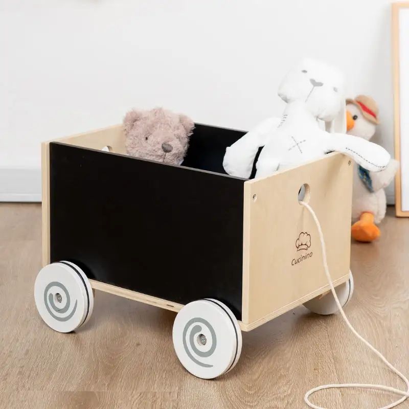 Factory Price - Kids Wooden Toy Storage Box