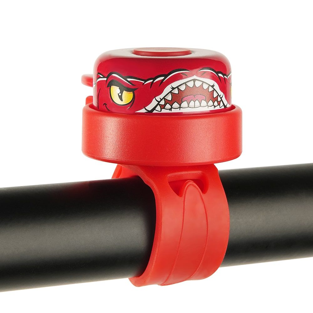 Crazy Safety - Bicycle Bell - Dragon - Red