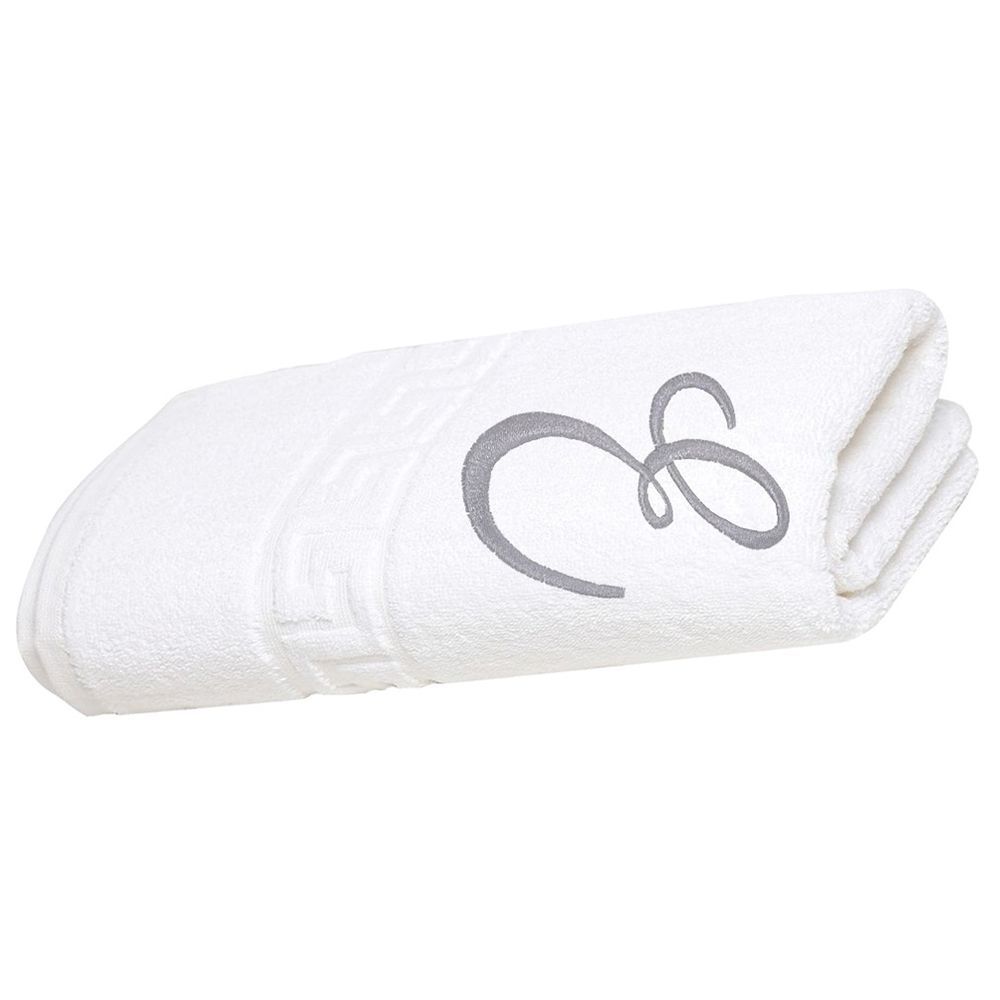 Byft - Magnolia Premium Bath Towel - E Letter Embroidery