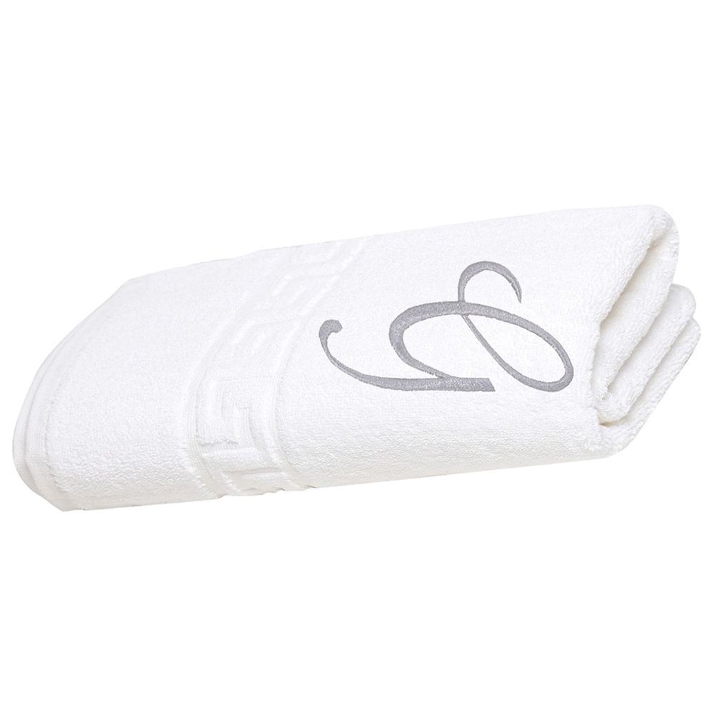 Byft - Magnolia Premium Bath Towel - G Letter Embroidery