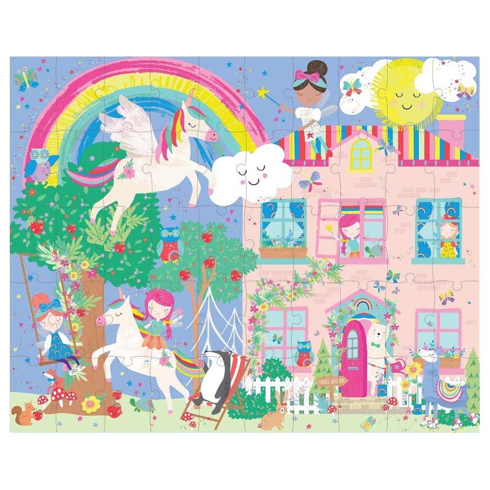 Floss & Rock - Magic Moving Puzzle - Rainbow Fairy - 50pcs