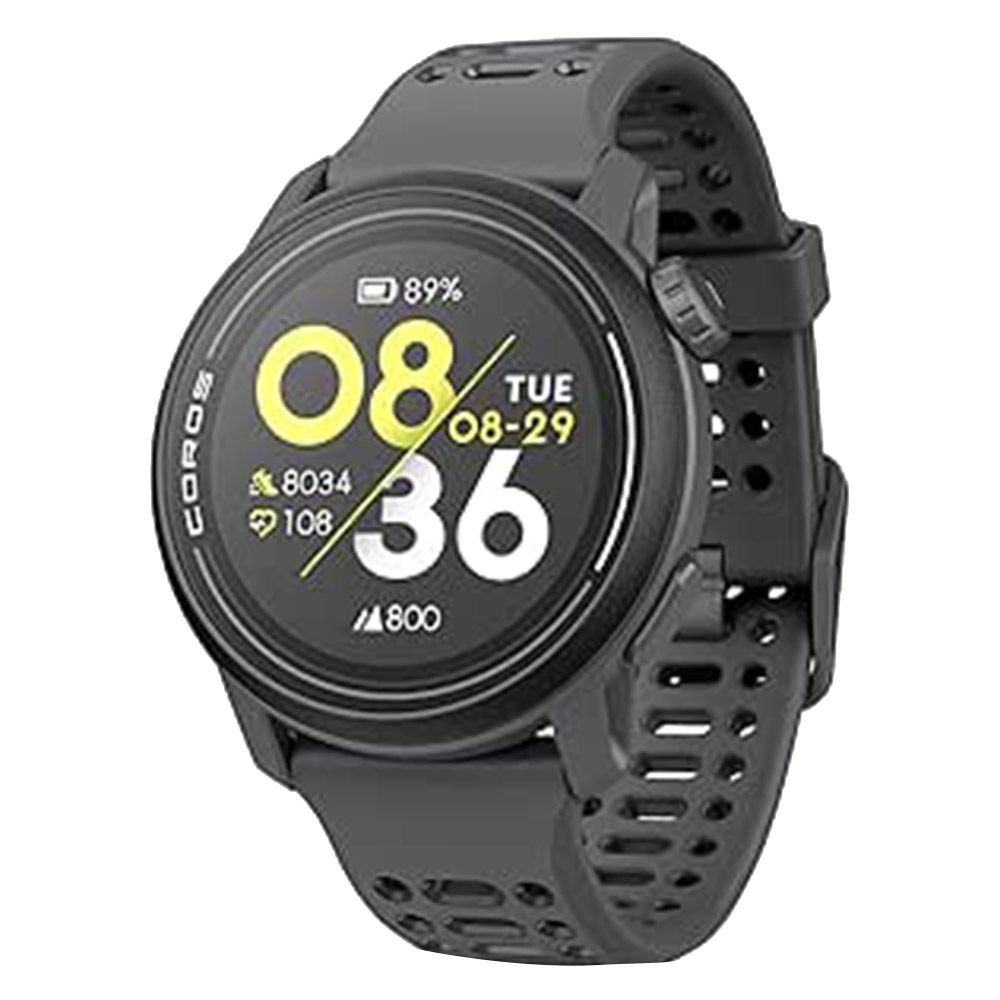 Coros - Pace 3 GPS Sport Watch w/ Silicone Band - Black