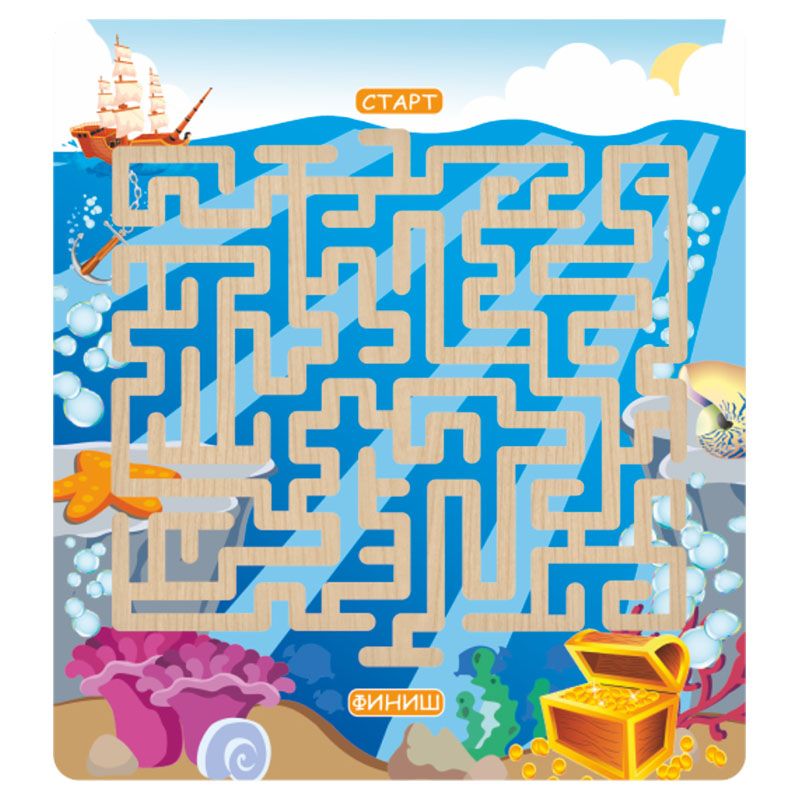 Fofa - Maze Puzzle With A Small Ball - Ocean