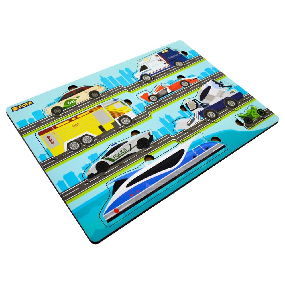 Fofa - Puzzle - Transport - 9pcs