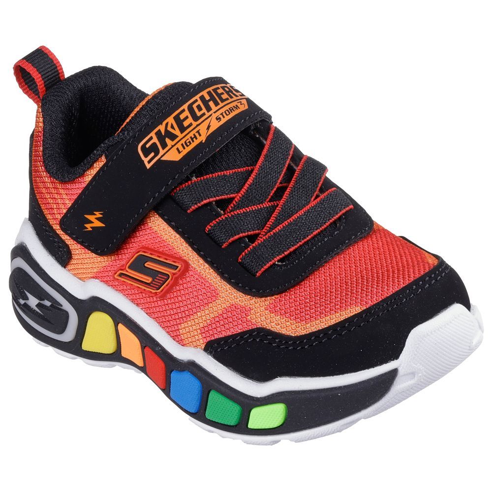 Skechers - Play Scene Sneakers - Black Red