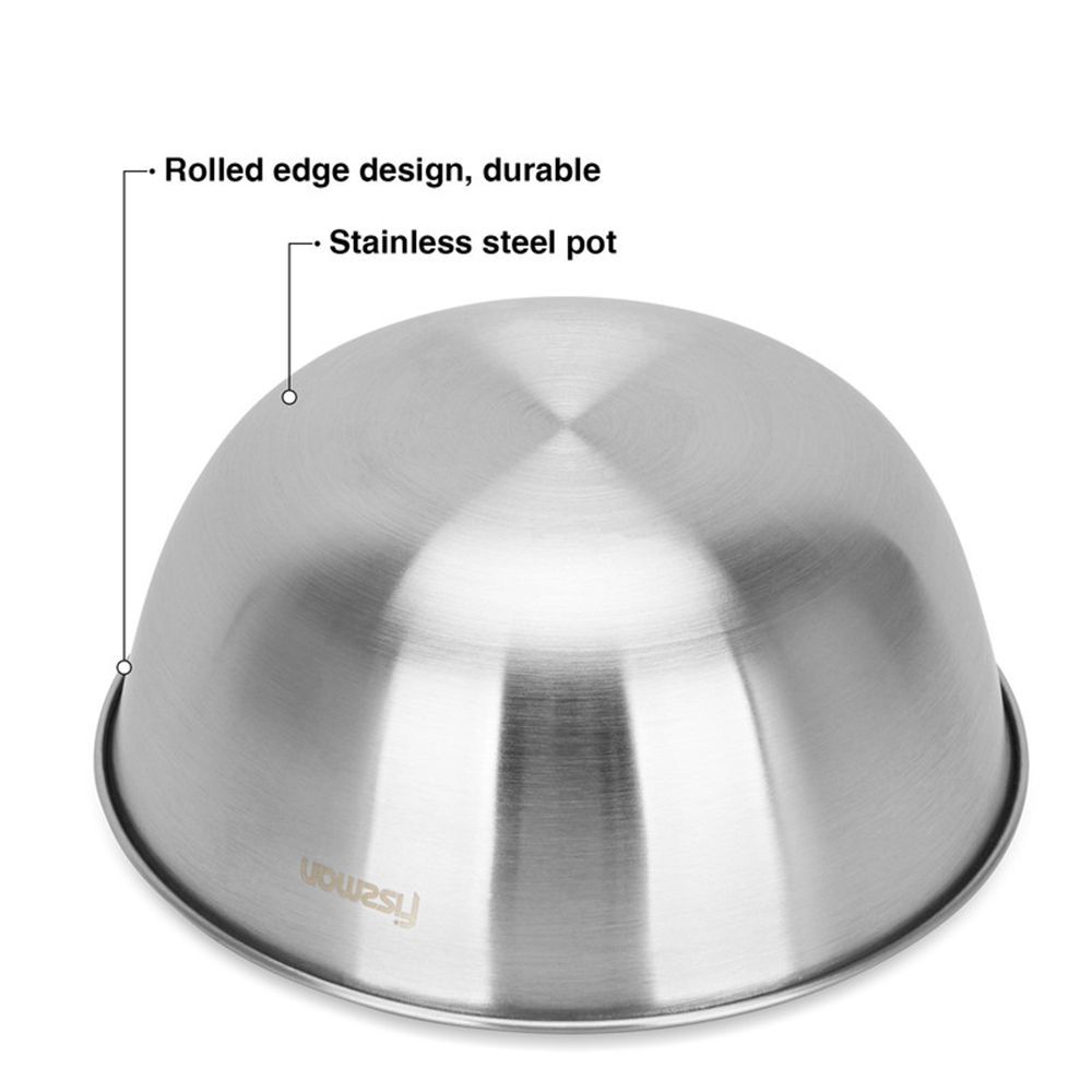 Fissman - Stainless Steel Mixing Bowl - Silver - 1.8 L