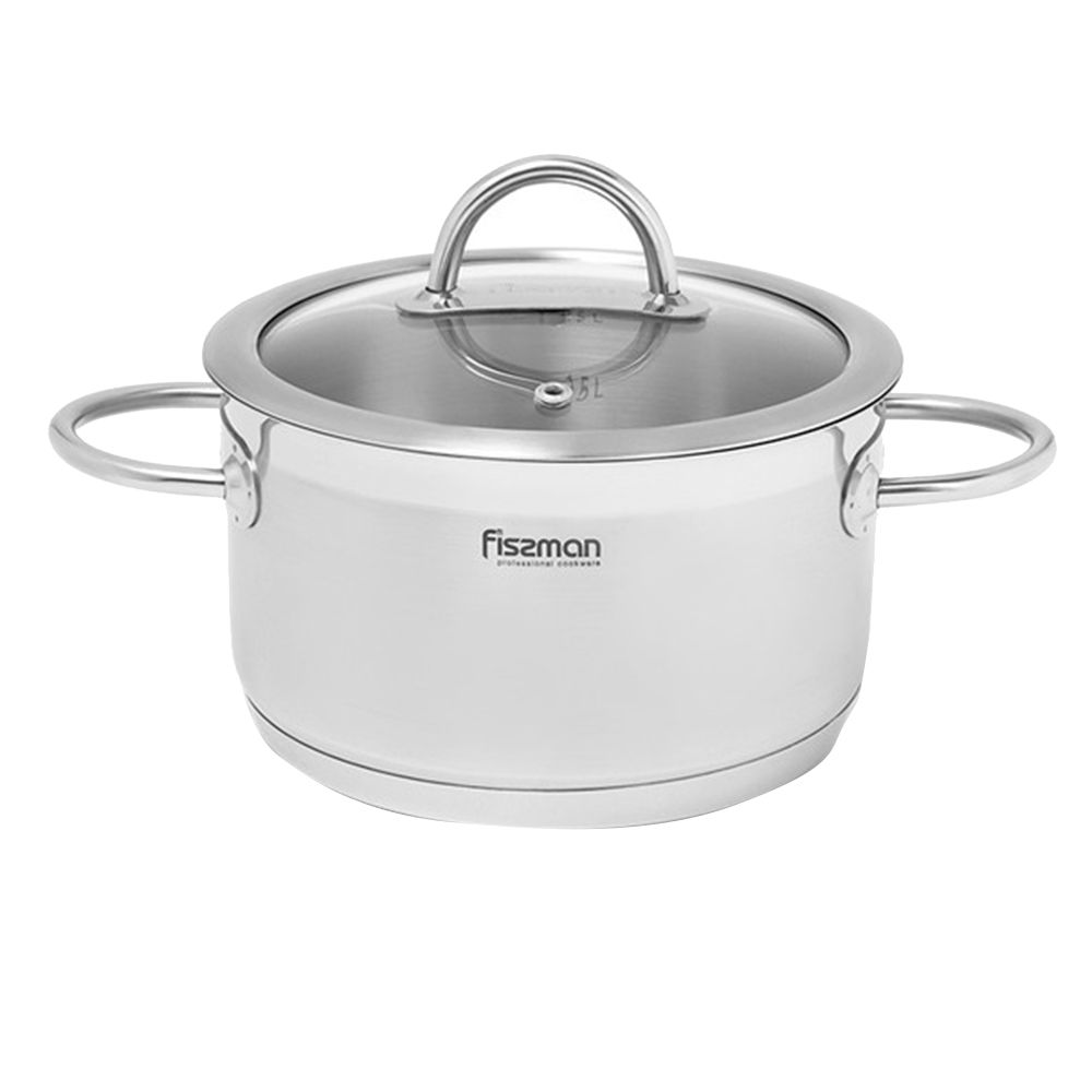 Fissman - Benjamin Stainless Steel Casserole With Lid - 18х10 cm