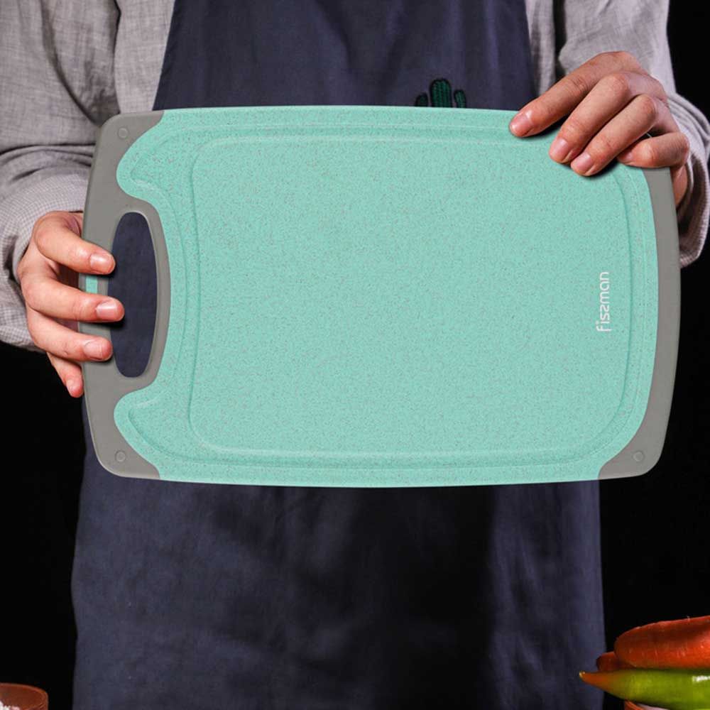 Fissman - Plastic Cutting Board - Green - 32 cm