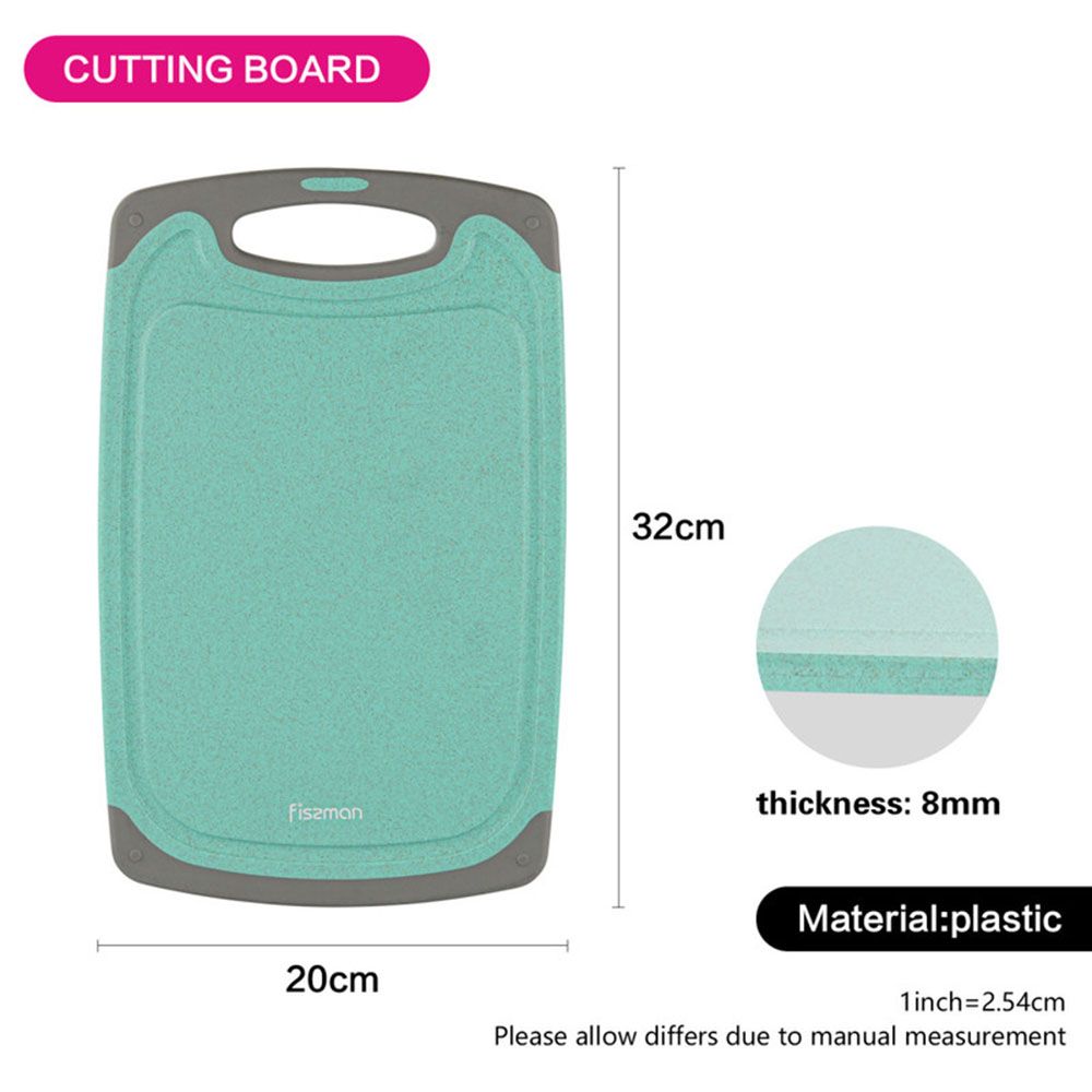 Fissman - Plastic Cutting Board - Green - 32 cm