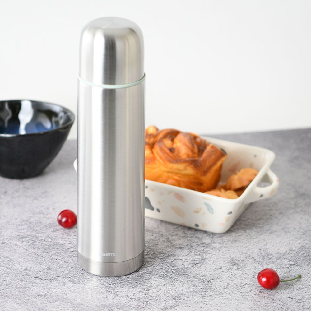 Fissman - Double Wall Vacuum Flask - Silver - 750 ml