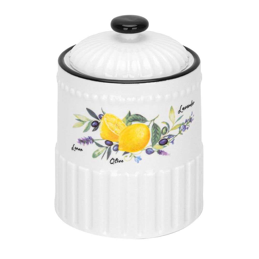 Fissman - Lemon Provence Series Porcelain Sugar Bowl - 270 ml