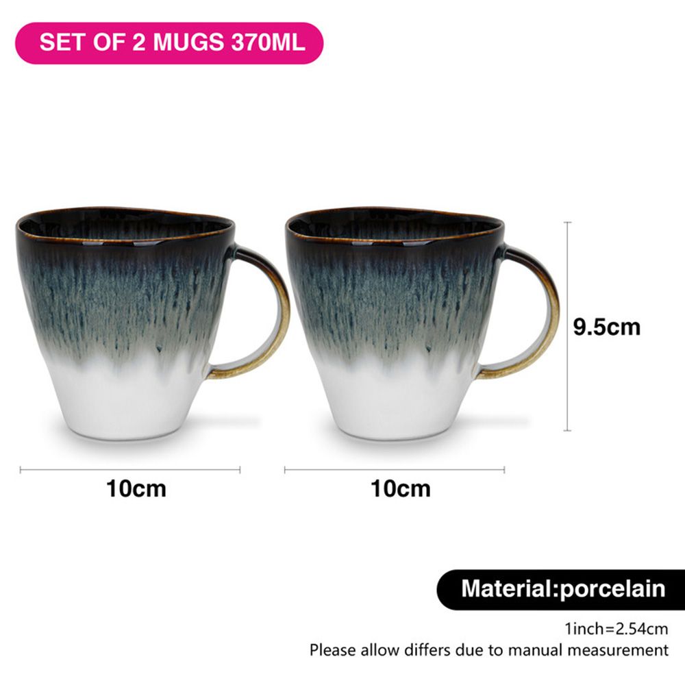 Fissman - Galactica Porcelain Mugs - 370 ml - 2pcs