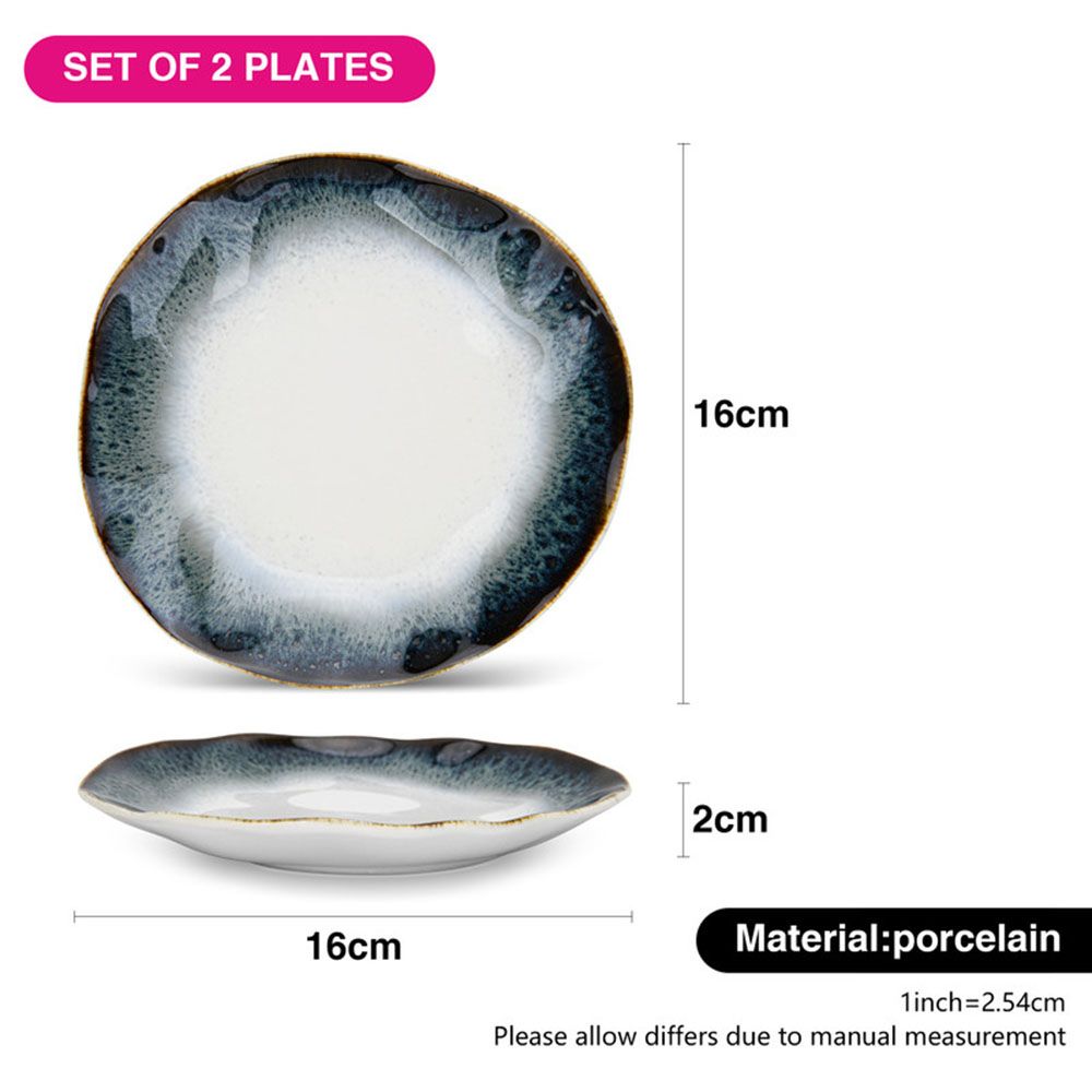 Fissman - Galactica Porcelain Plate - 16 cm - 2pcs