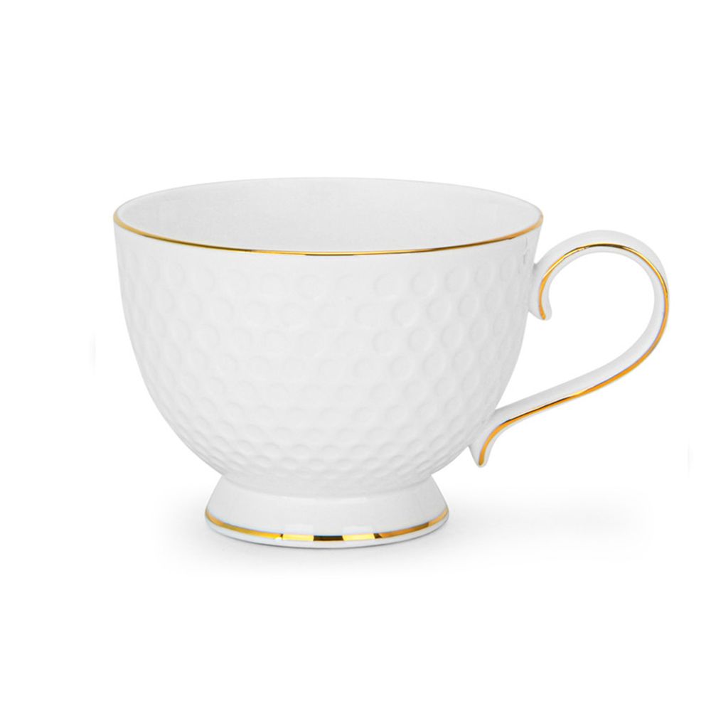 Fissman - Noemi Fine Bone China Cup & Saucer - 300 ml - 4pcs