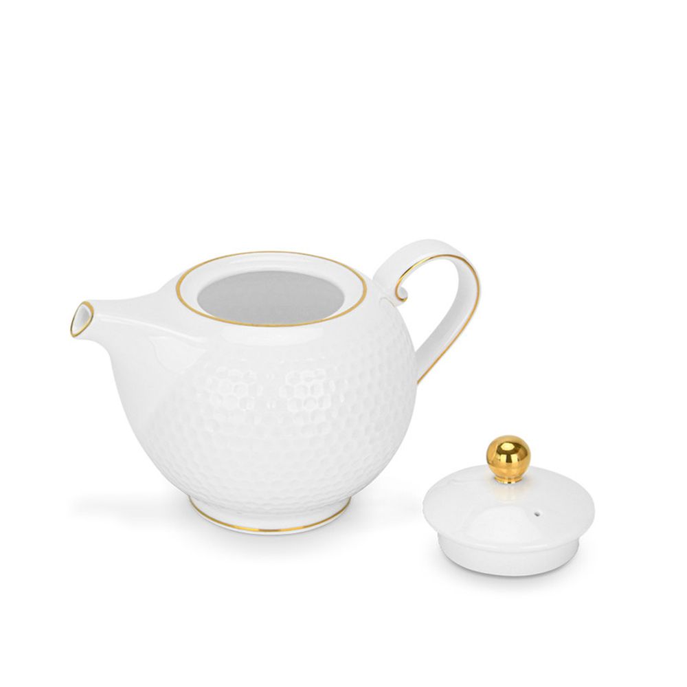 Fissman - Noemi Fine Bone China Tea Pot - White - 780 ml