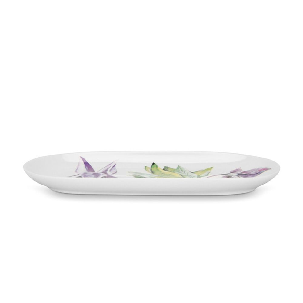 Fissman - Provence Rabbit Design Porcelain Oval Plate - 400 ml