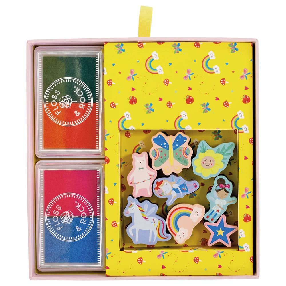 Floss & Rock - Stamper Set - Rainbow Fairy - 13pcs