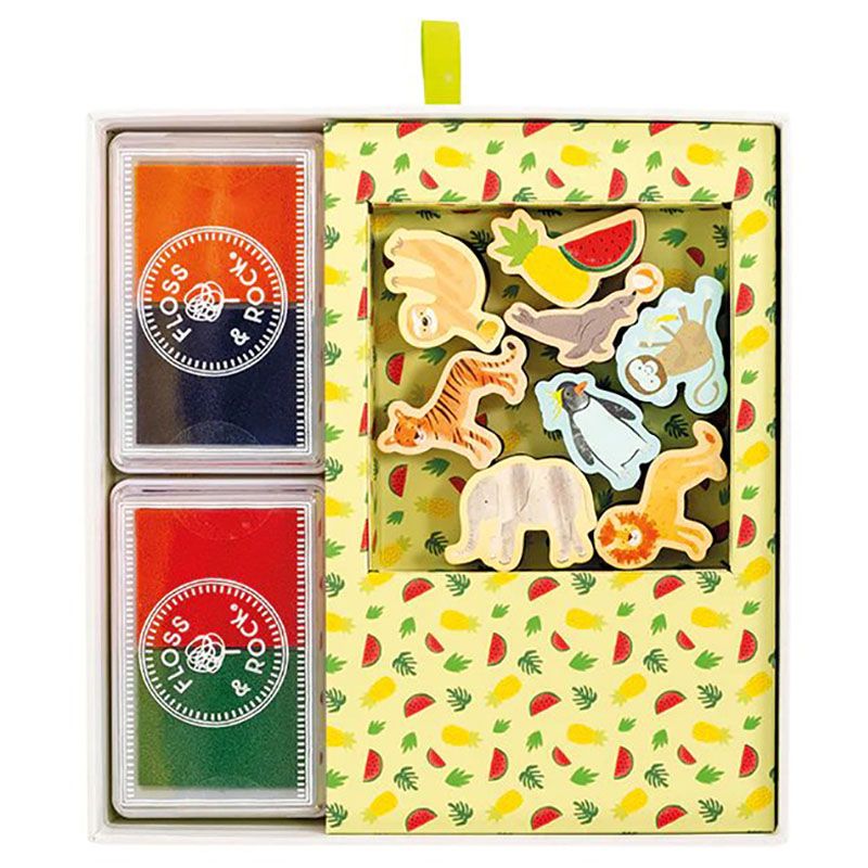 Floss & Rock - Stamper Set - Jungle - 13pcs