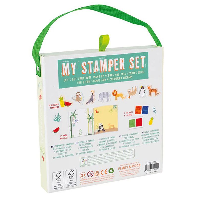 Floss & Rock - Stamper Set - Jungle - 13pcs