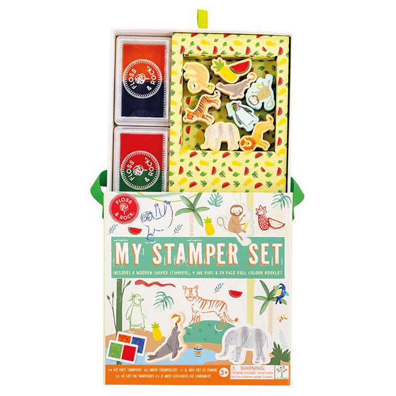 Floss & Rock - Stamper Set - Jungle - 13pcs