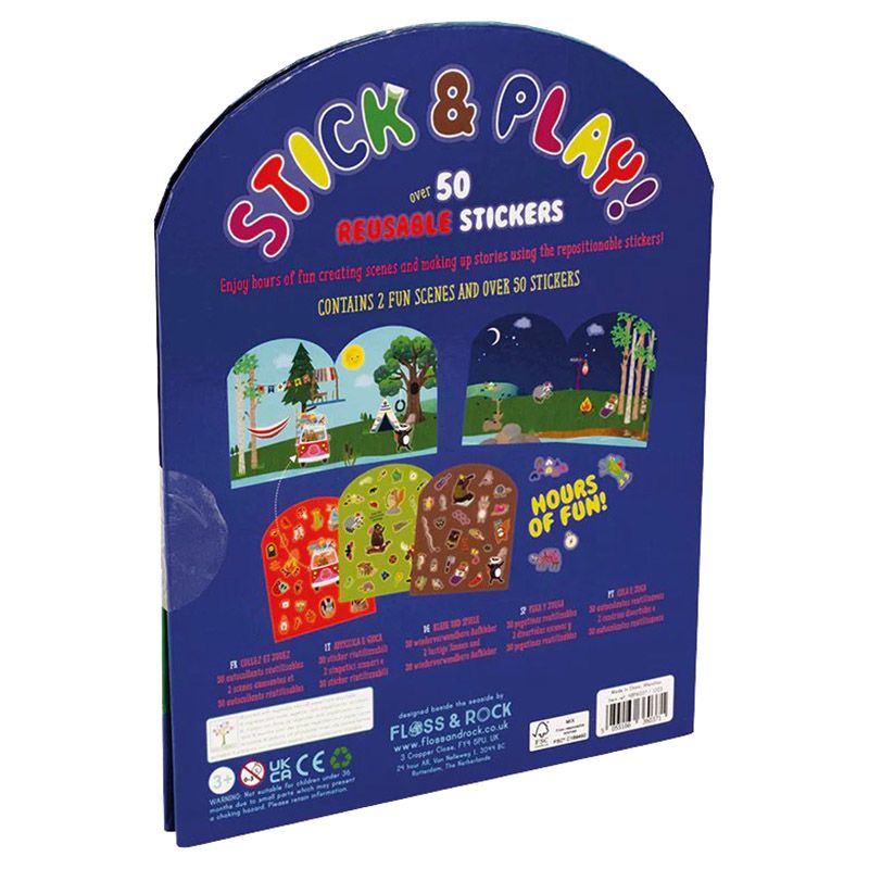 Floss & Rock - Stick And Play Stickers - Adventure - 50+pcs