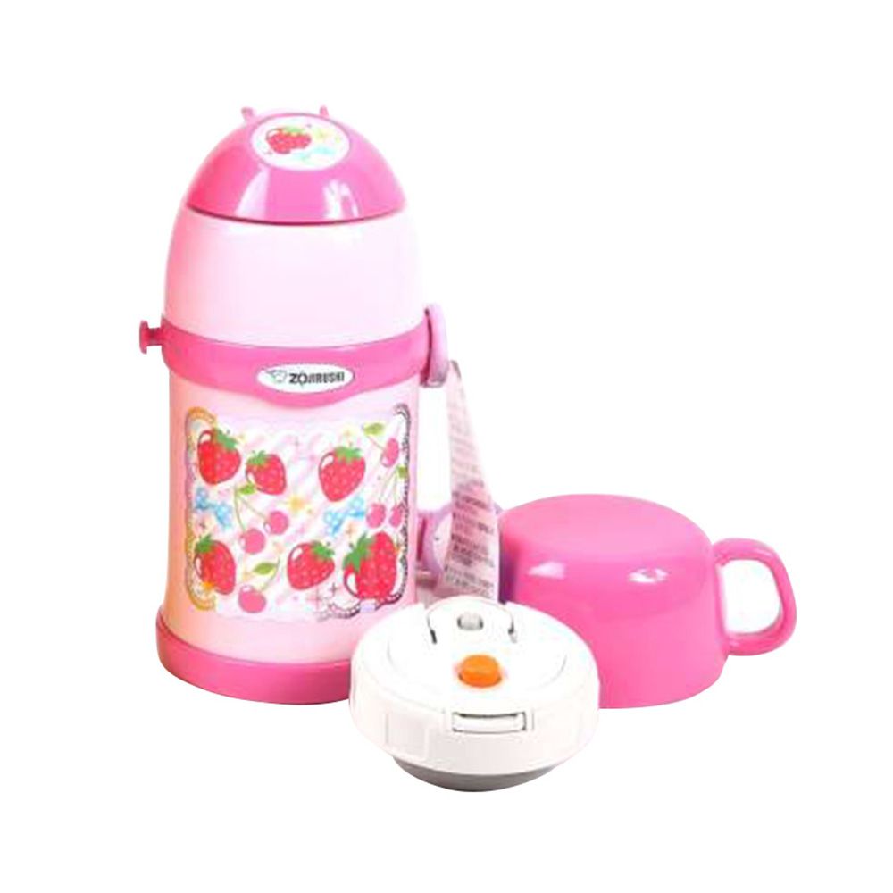 Zojirushi - 2 Way Stainless Steel Vacuum Bottle - Pink - 450 ml