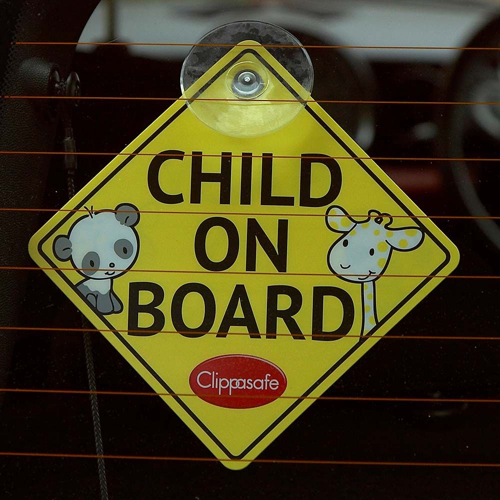 كليب سيف لاصق علامة Baby On Board Child On Board