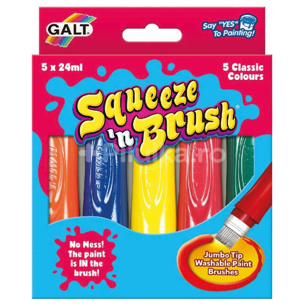 Galt Toys - Squeeze n Brush 5 Classic Colours