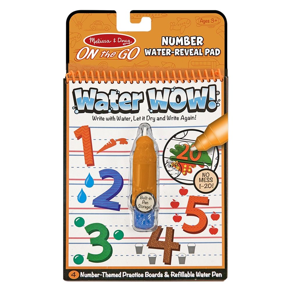 Melissa & Doug - Wow! Numbers Water Reveal Pad