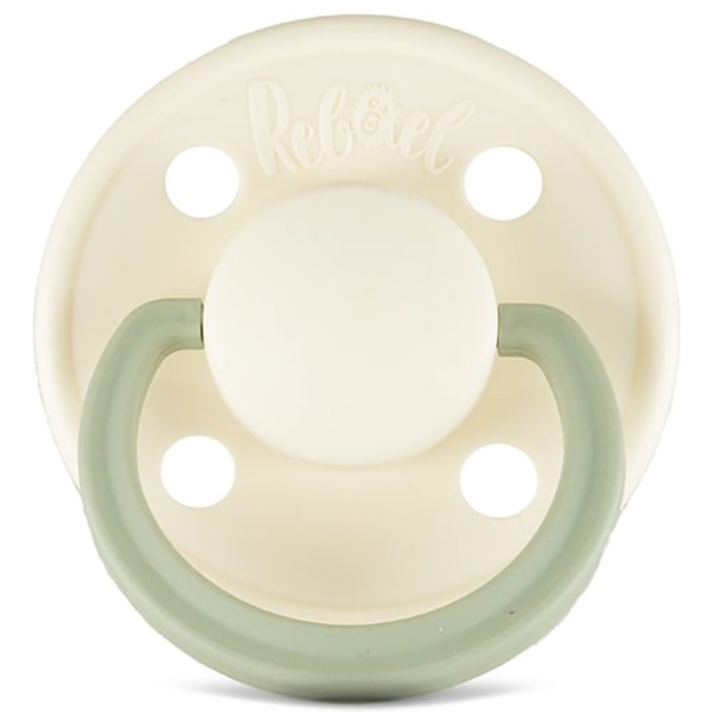 Rebael - Fashion Round Pacifier S1 0-6M - Frosty Pearly Dolphin