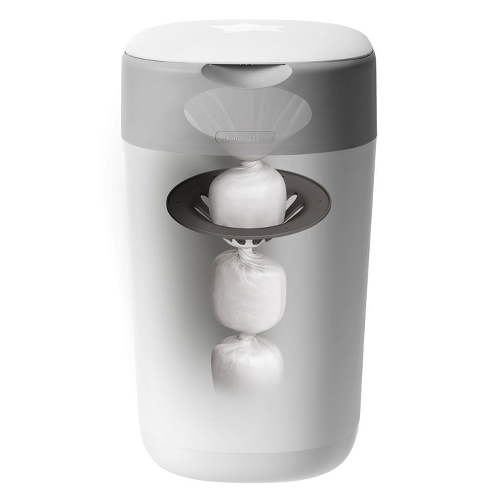 Tommee Tippee Twist & Click Advanced Nappy Disposal Starter Pack with 3 Refills