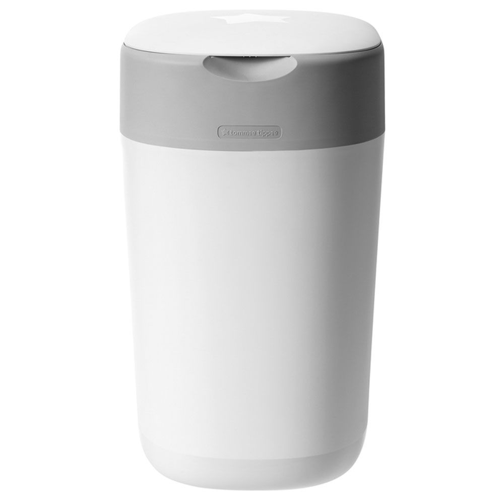 Tommee Tippee Twist & Click Nappy Disposal Sangenic Bin With 1 Refill Cassette - White