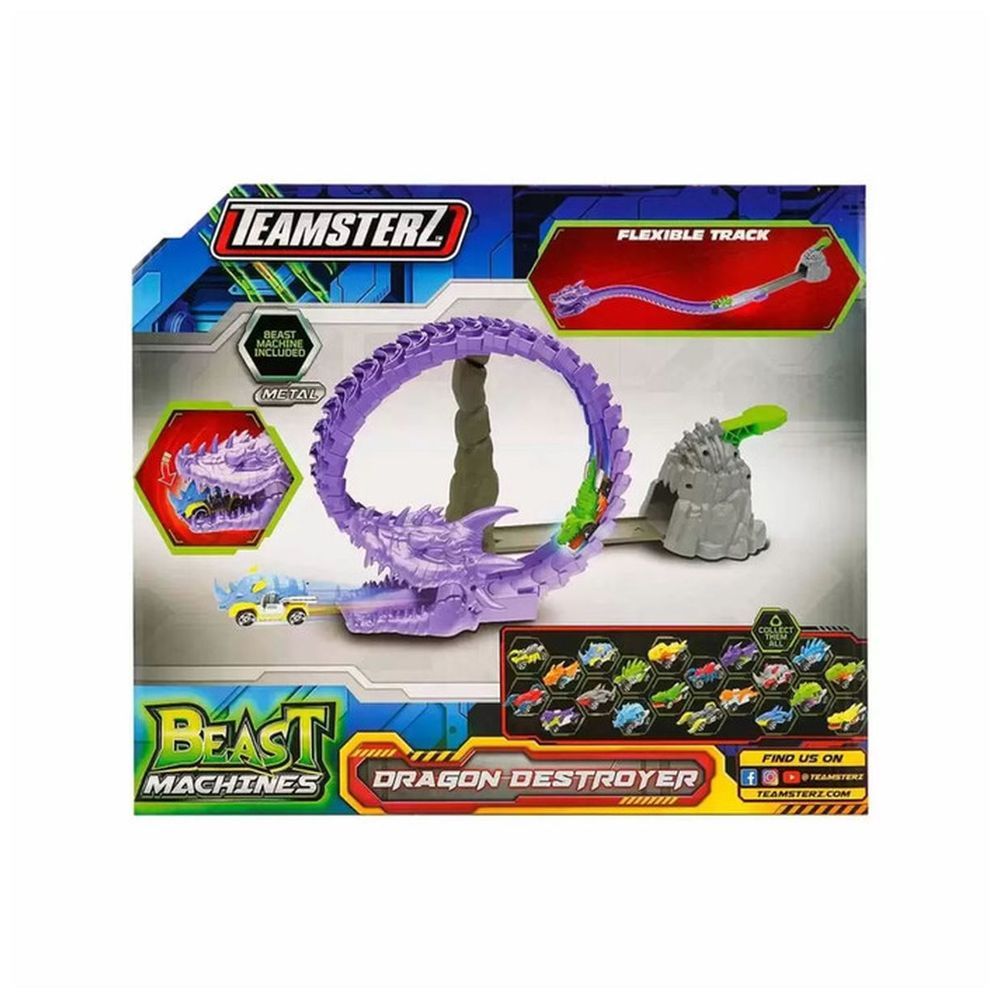 Teamsterz - Dragon Destroyer w/ 1 Car - 3-Inch