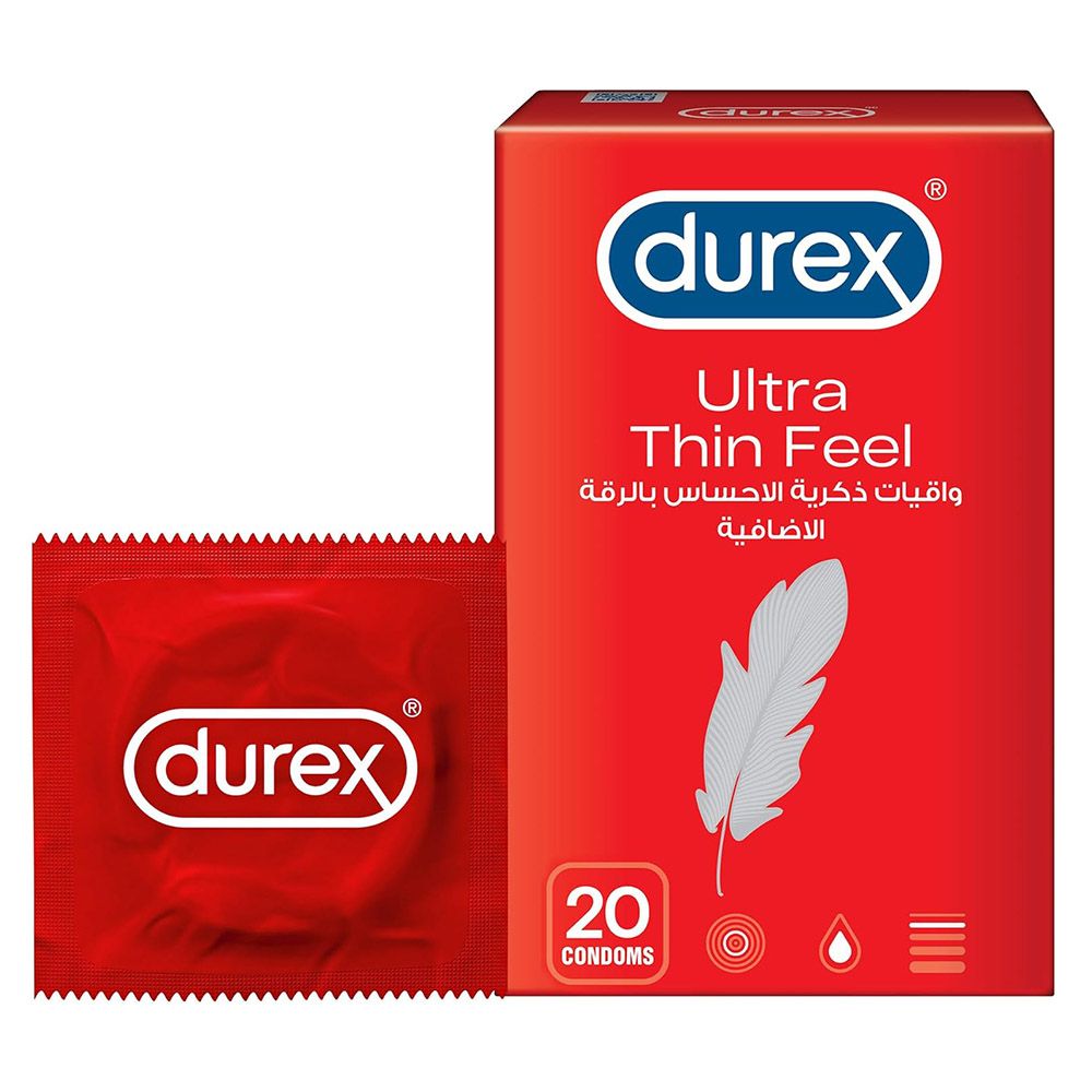 Durex - Ultra Thin Feel Condoms - 20 Pcs