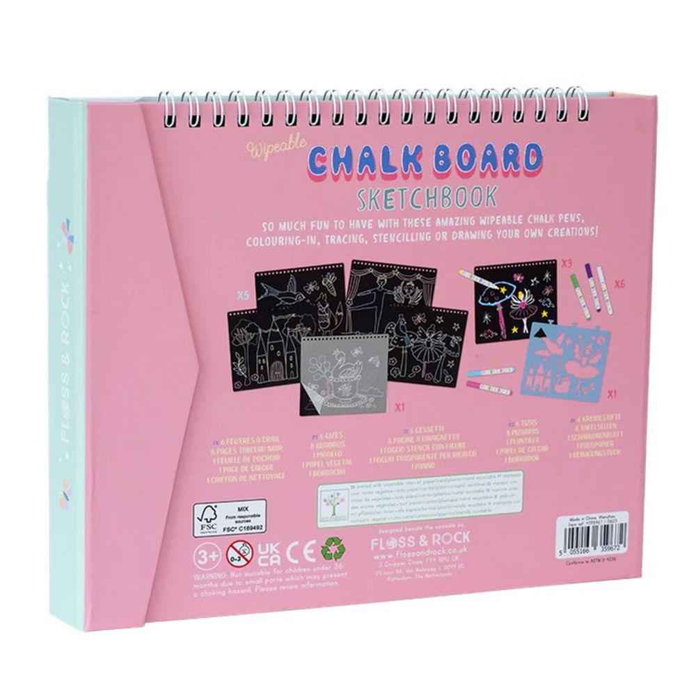 Floss & Rock - Chalkboard Sketchbook - Enchanted