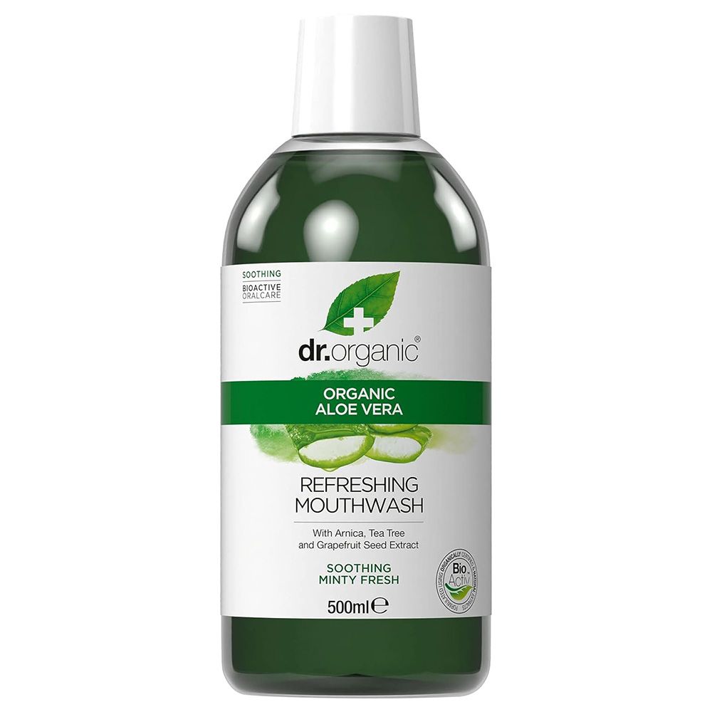 Dr Organic - Aloe Vera Mouthwash - 500ml