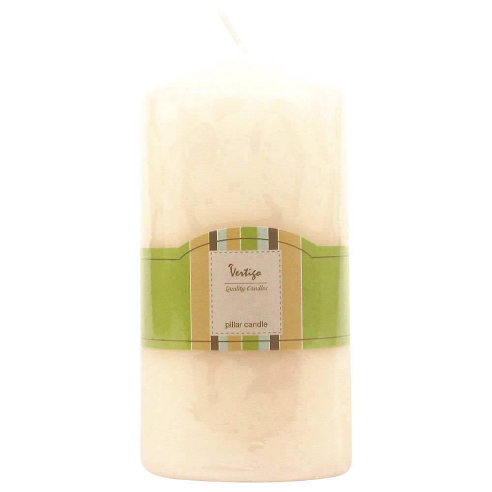 Vertigo - Pillar Candle - Ivory - 3x6 Inch