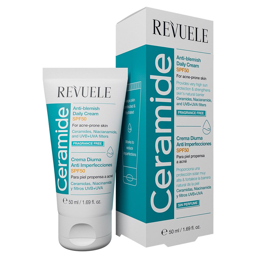 Revuele - SPF 50 Ceramide Anti-Blemish Daily Cream - 50 ml