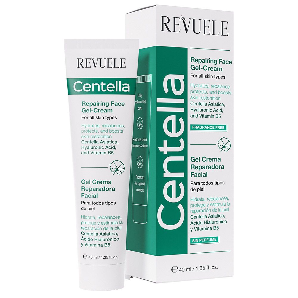 Revuele - Centella Repairing Face Gel-Cream - 40 ml