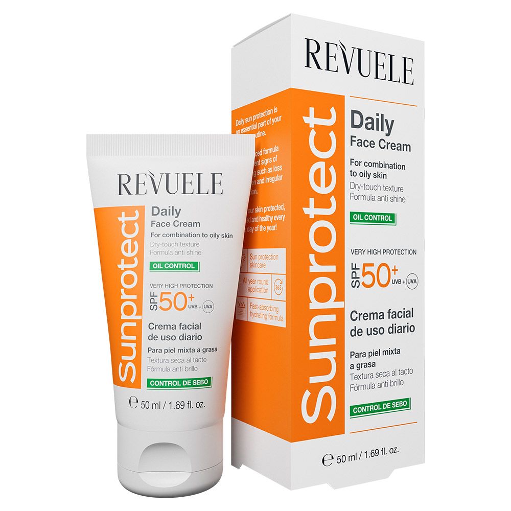 Revuele - SPF 50+ Sunprotect Oil Control Daily Face Cream - 50 ml