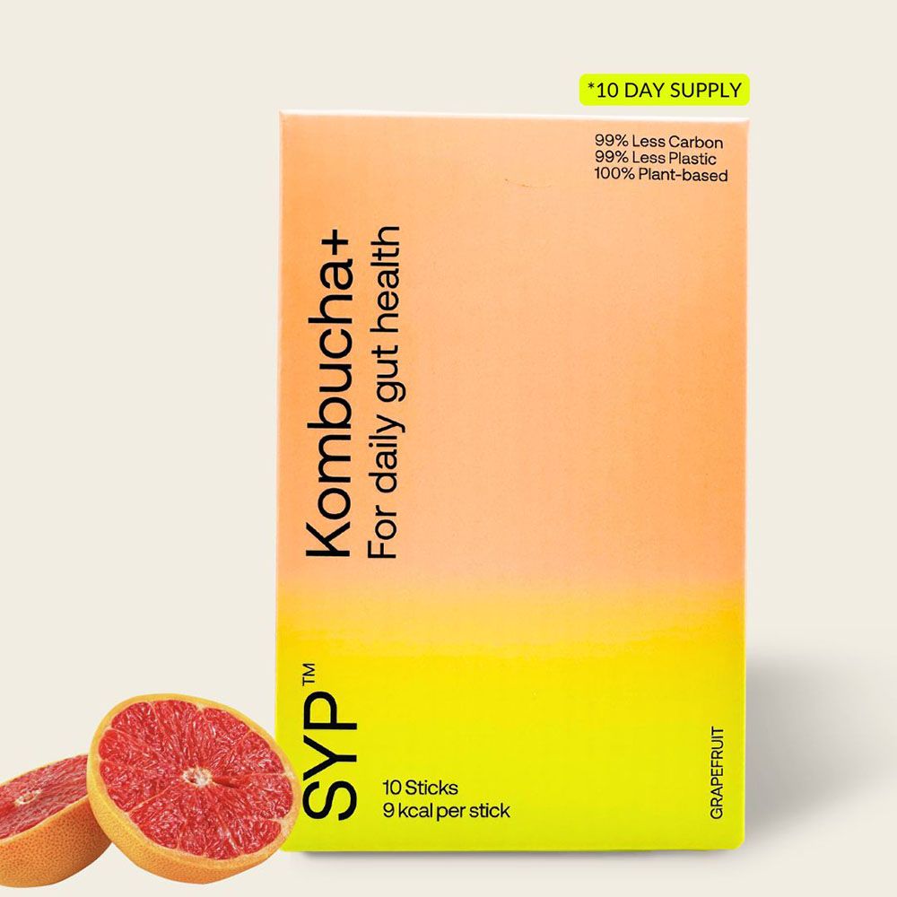 Shake Your Plants - Kombucha+ Probiotics Water Sachets - Grapefruit - 50 g - 10 Pcs