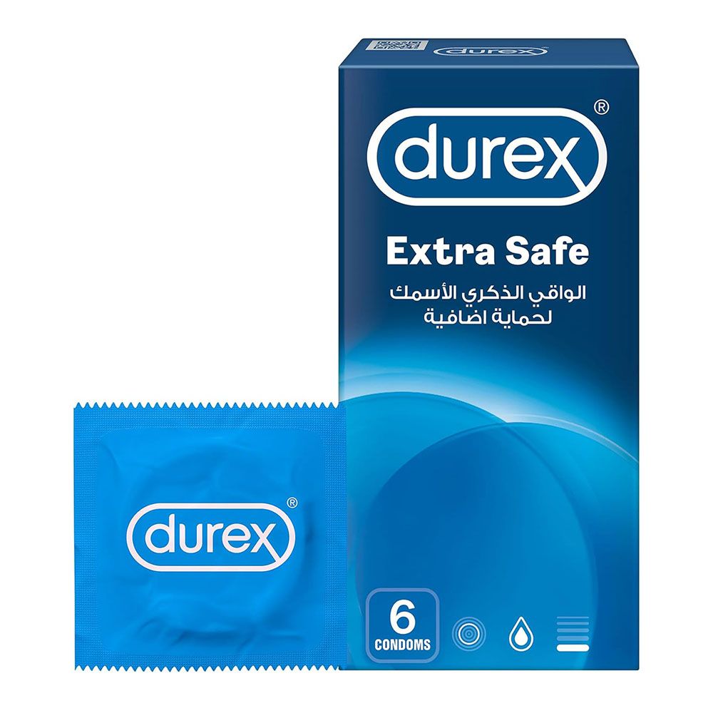 Durex - Extra Safe Condoms - 6 Pcs