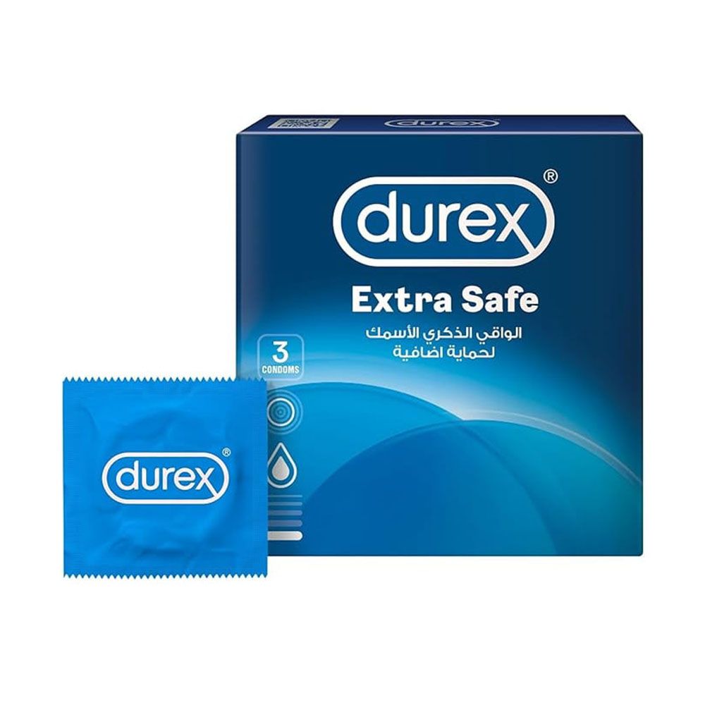 Durex - Extra Safe Condoms - 3 Pcs