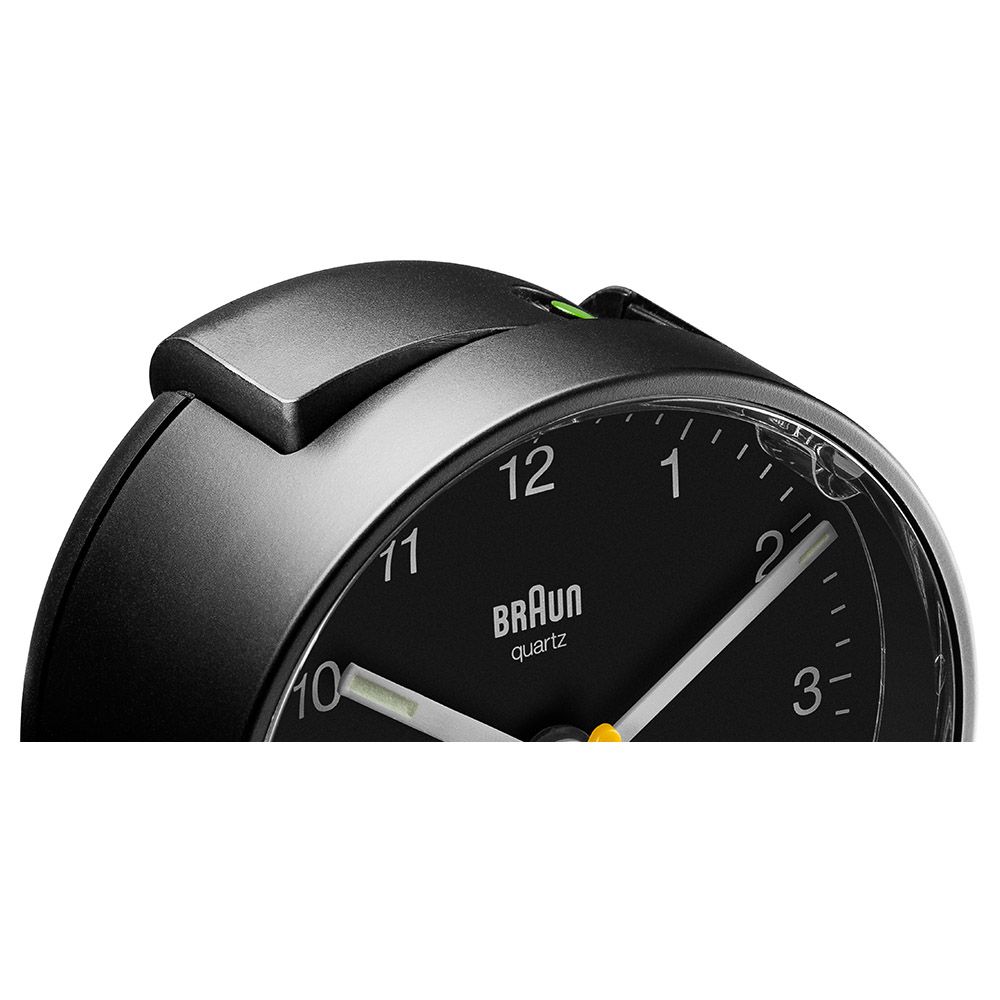 Braun - Analog Alarm Clock - Black