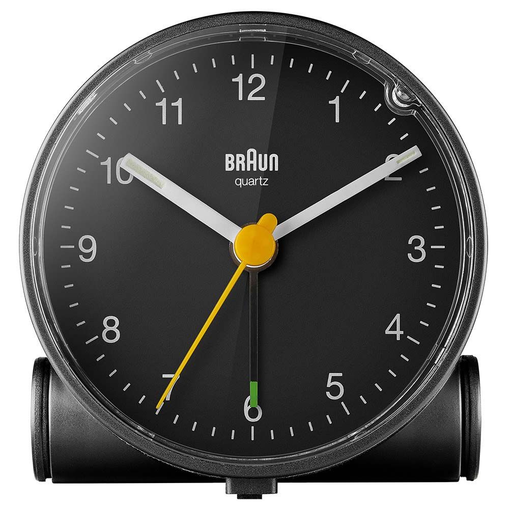 Braun - Analog Alarm Clock - Black