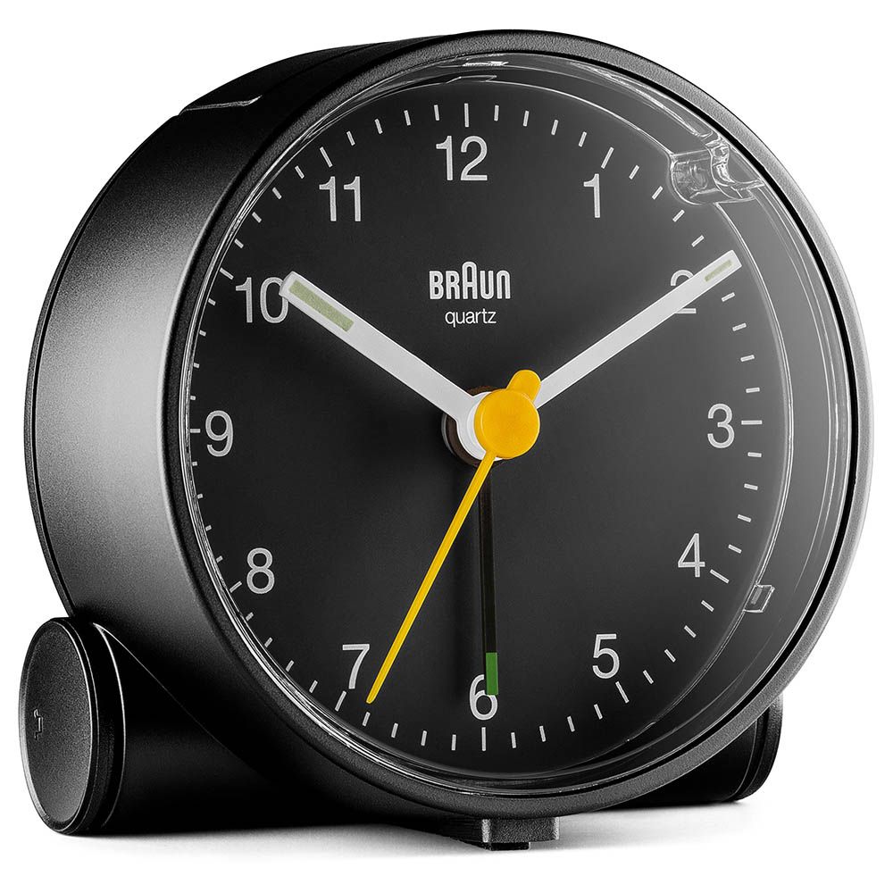 Braun - Analog Alarm Clock - Black