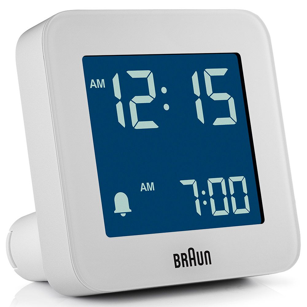 Braun - Digital Alarm Clock - White