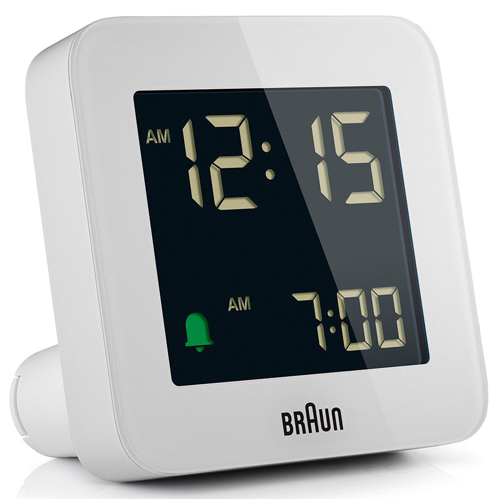 Braun - Digital Alarm Clock - White