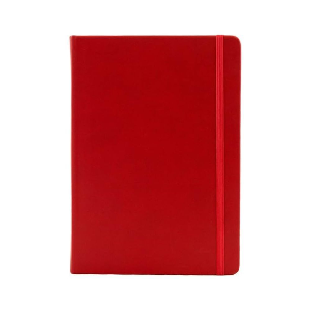 Collins - Legacy A5 Hard Cover Ruled Notebook - Red