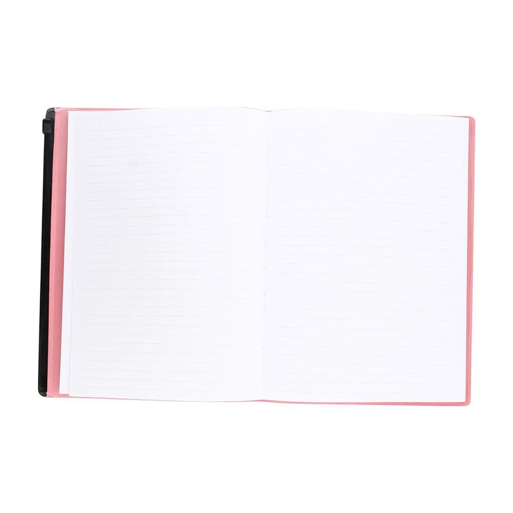 Collins - Framework A5 Feint Ruled Notebook - Pink